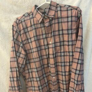Mens Large Jcrew plaid button down